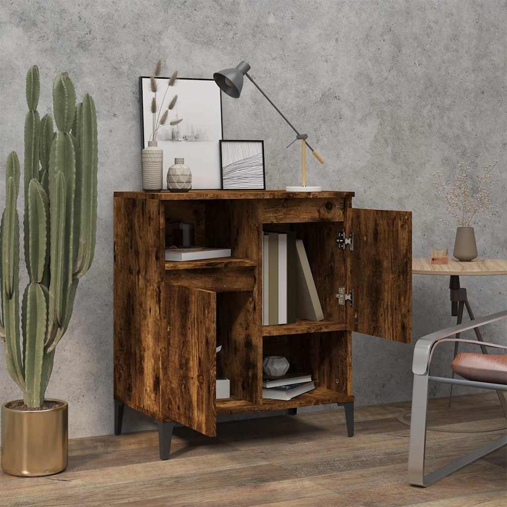 Sideboard Smoked Oak 60x35x70 cm Engineered Wood