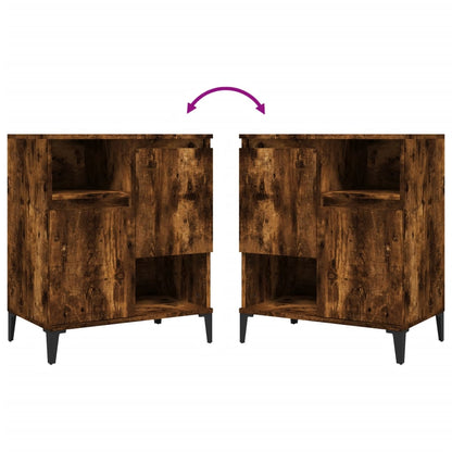 Sideboard Smoked Oak 60x35x70 cm Engineered Wood
