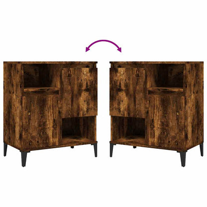 Sideboard Smoked Oak 60x35x70 cm Engineered Wood