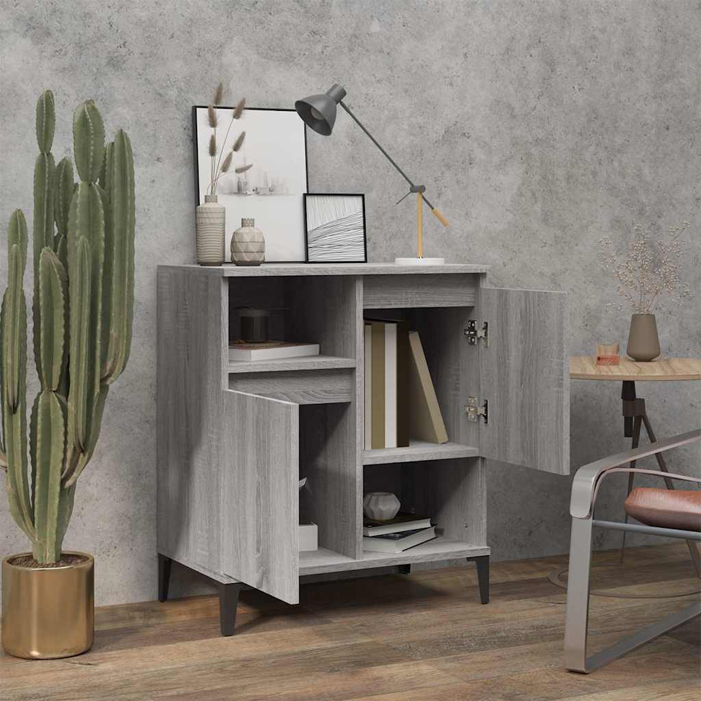 Sideboard Grey Sonoma 60x35x70 cm Engineered Wood