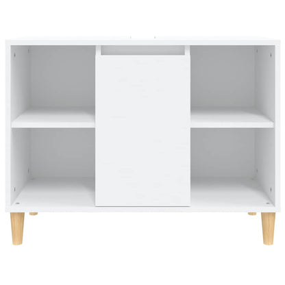 Sink Cabinet White 80x33x60 cm Engineered Wood