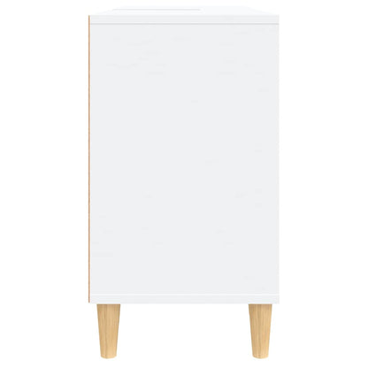 Sink Cabinet White 80x33x60 cm Engineered Wood