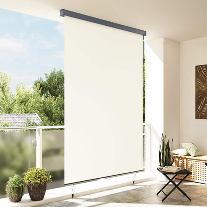 Roller Blind Cream 180 x 250 cm Fabric and Aluminum