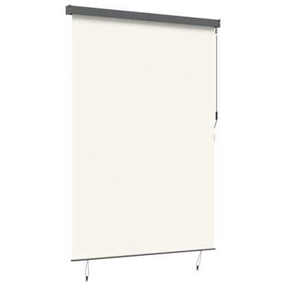 Roller Blind Cream 180 x 250 cm Fabric and Aluminum