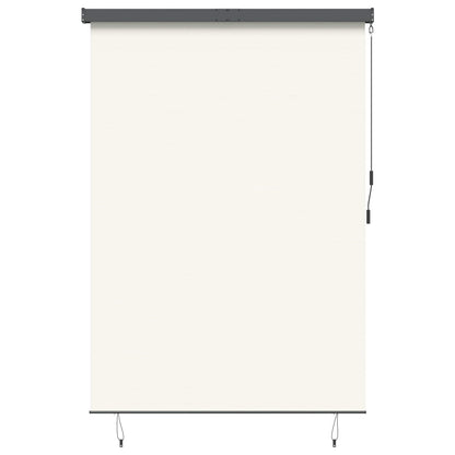 Roller Blind Cream 180 x 250 cm Fabric and Aluminum
