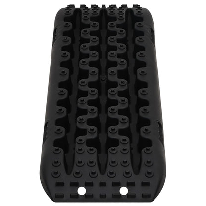 Traction Boards 2 pcs Black 106x30.5x7 cm Nylon