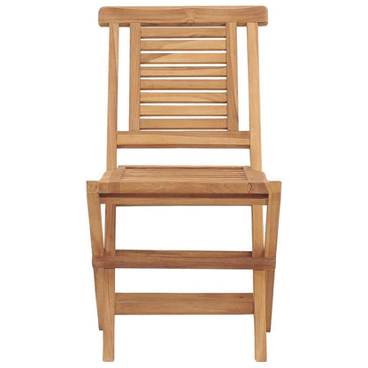 Folding Garden Chair | Set of 2 | Teak | Solid teak wood | Standard