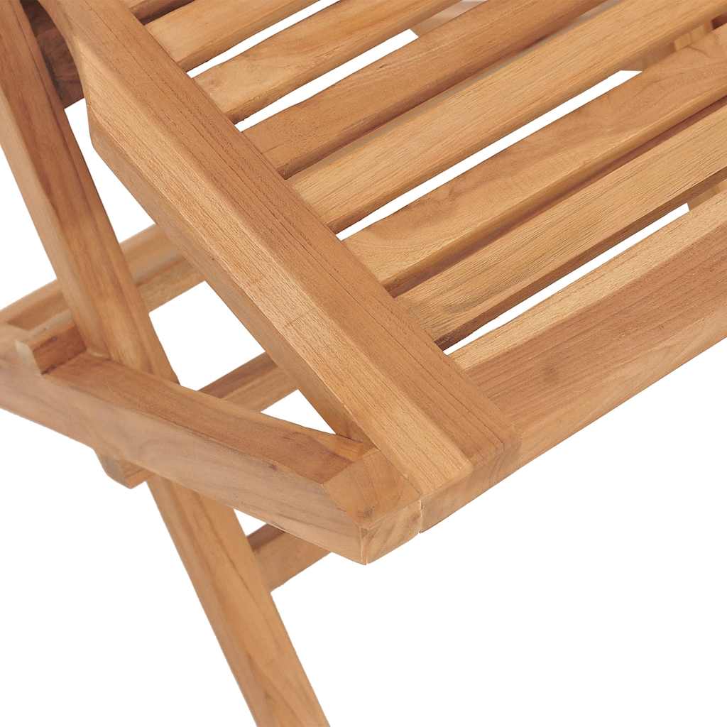 Folding Garden Chair | Set of 2 | Teak | Solid teak wood | Standard