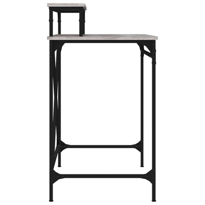 Desk Grey Sonoma 80x50x90 cm Engineered Wood and Iron