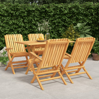 Garden Dining Set | Teak | Solid teak wood | Medium | Foldable