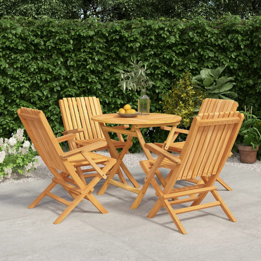 Garden Dining Set | Natural Teak | Solid Teak Wood | Regular | Foldable