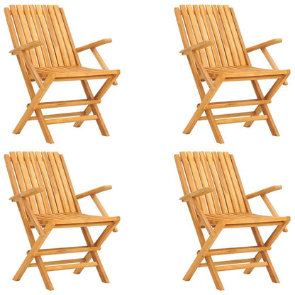 Garden Dining Set | Natural wooden colour | Solid teak wood | Medium