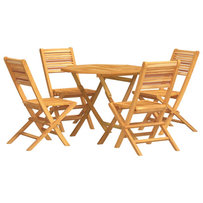 Garden Dining Set | Natural Teak | Solid Teak Wood | 5 Piece Set