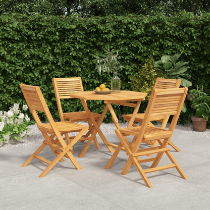 Garden Dining Set | Natural Teak | Solid Teak Wood | 5 Piece Set
