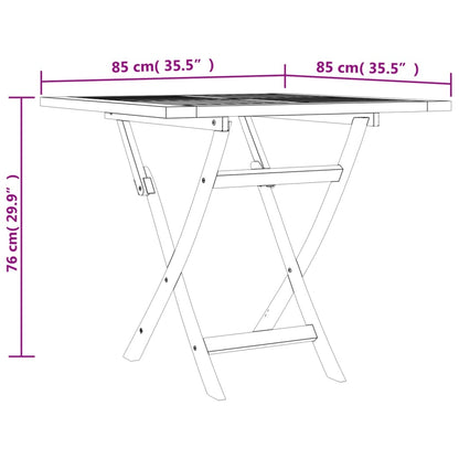 Garden Dining Set | Natural Teak | Solid Teak Wood | Standard | Foldable