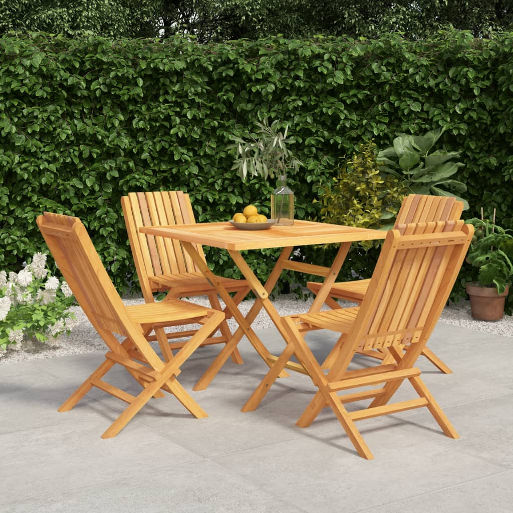 Garden Dining Set | Natural Teak | Solid Teak Wood | Standard | Foldable