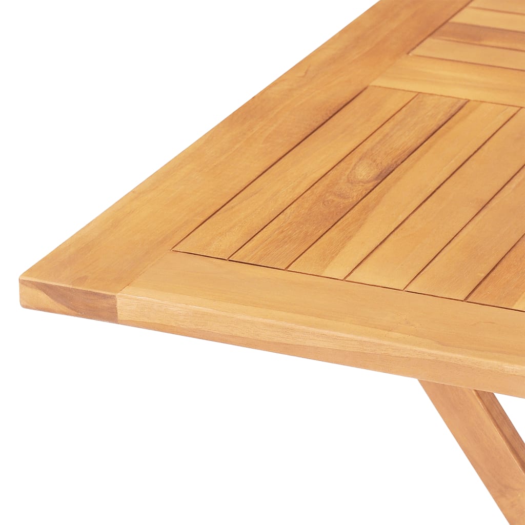 Garden Dining Set | Natural Teak | Solid Teak Wood | Medium |  Foldable