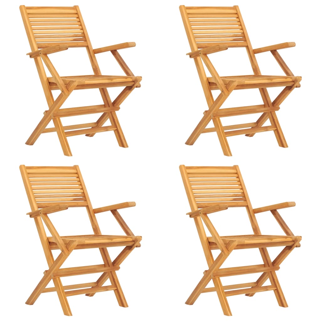 Garden Dining Set | Natural Teak | Solid Teak Wood | Medium | Foldable