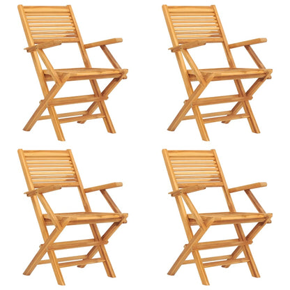 Garden Dining Set | Natural Teak | Solid Teak Wood | Medium | Foldable