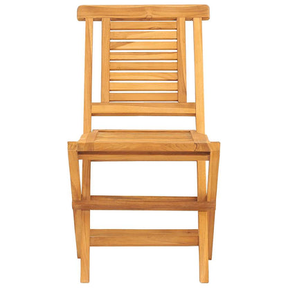 Folding Garden Chair | Set of 8 | Teak | Solid teak wood | Medium