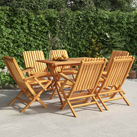 Folding Chairs 6 pcs 61x67x90 cm Solid Wood Teak