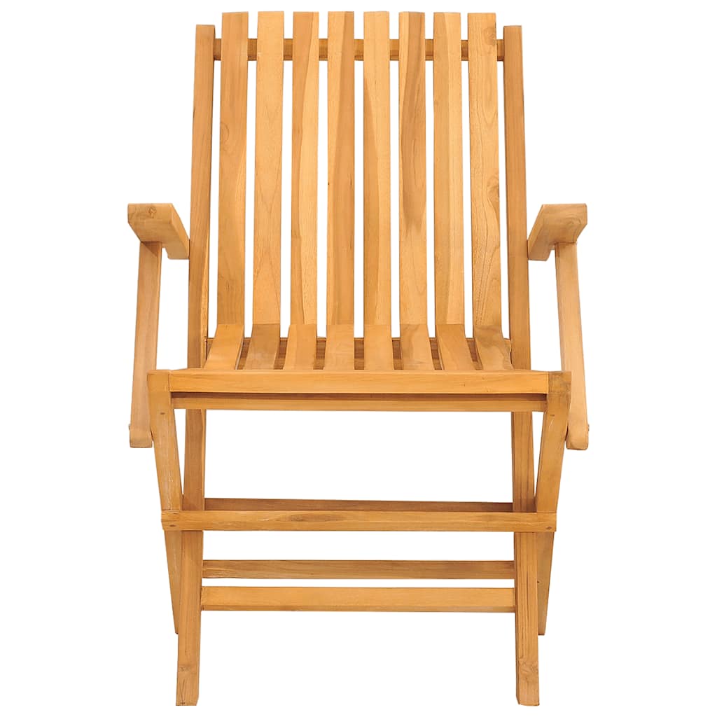 Folding Garden Chair | Set of 8 | Teak | Solid teak wood | Standard
