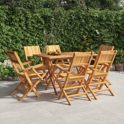 Folding Chairs 6 pcs 55x61x90 cm Solid Wood Teak