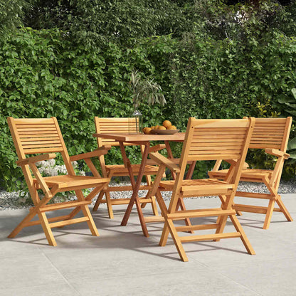 Folding Chairs 4 pcs 55x62x90 cm Solid Wood Teak