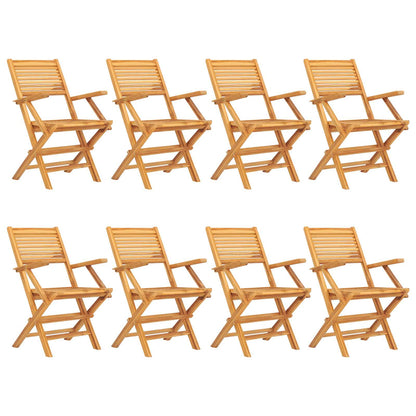 Folding Chairs 8 pcs 55x62x90 cm Solid Wood Teak