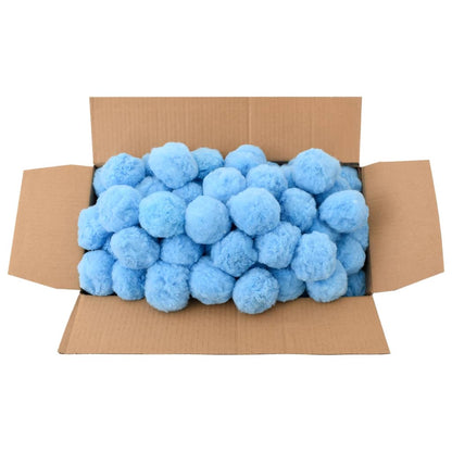 Anti Bacteria Pool Filter Balls Blue 2100 g Polyethylene