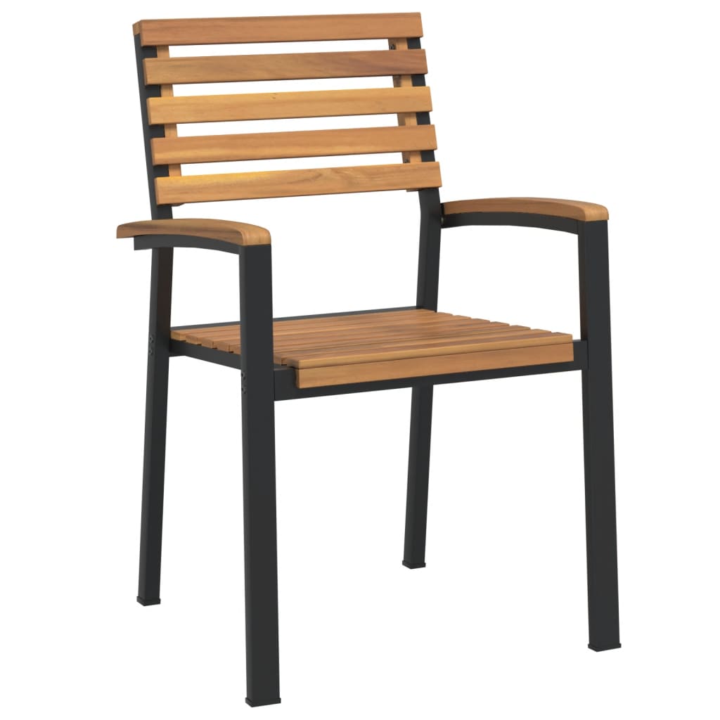 Garden Dining Set | Brown and black
