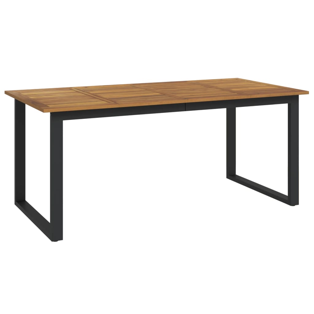 Garden Dining Set | Brown and black