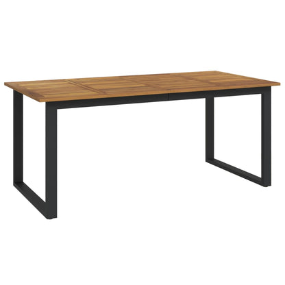 Garden Dining Set | Brown and black