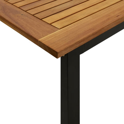 Garden Dining Set | Brown and black