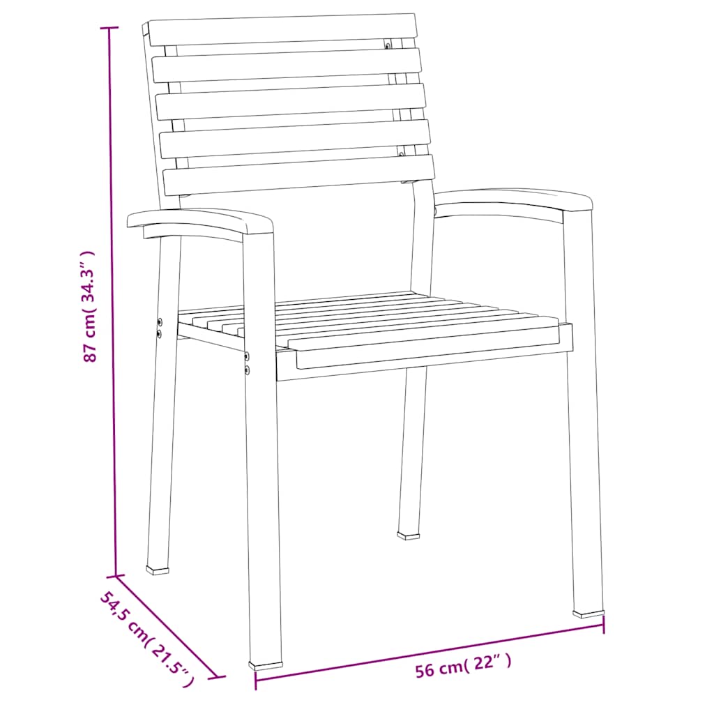 Garden Dining Set | Natural wood | Acacia wood | Large | Seats Many