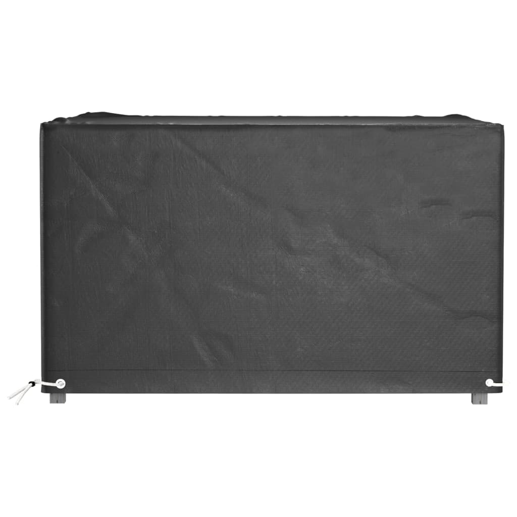 Garden Furniture Covers 2 pcs 8 Eyelets 125x125x75 cm Square