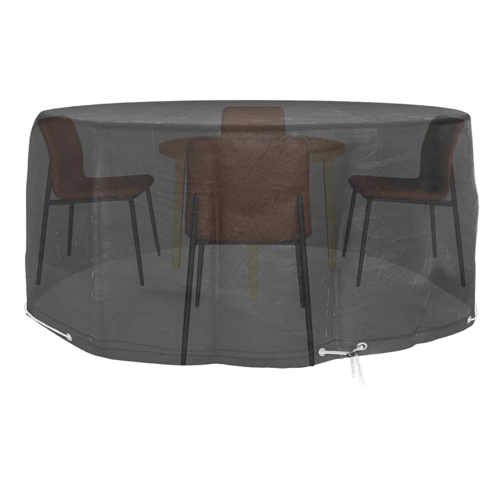 Garden Furniture Covers 2 pcs 10 Eyelets Ø260x90 cm Round