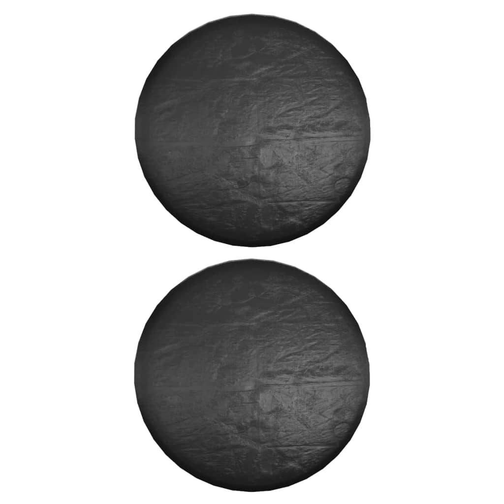 Garden Furniture Covers 2 pcs 10 Eyelets Ø260x90 cm Round