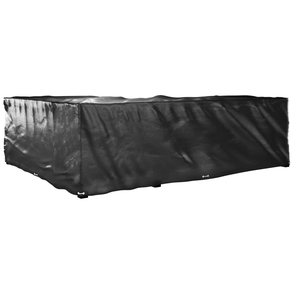 L-Shaped Garden Furniture Covers 2 pcs 16 Eyelets 260x210x80 cm