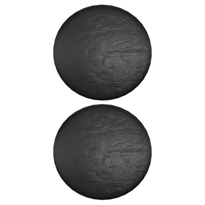 Island Lounge Covers 2 pcs 8 Eyelets Ø188x50 cm Round