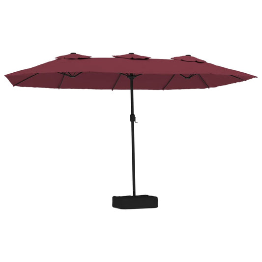 Garden Parasol | Bordeaux red, dark grey