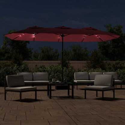 Garden Parasol | Bordeaux red, dark grey