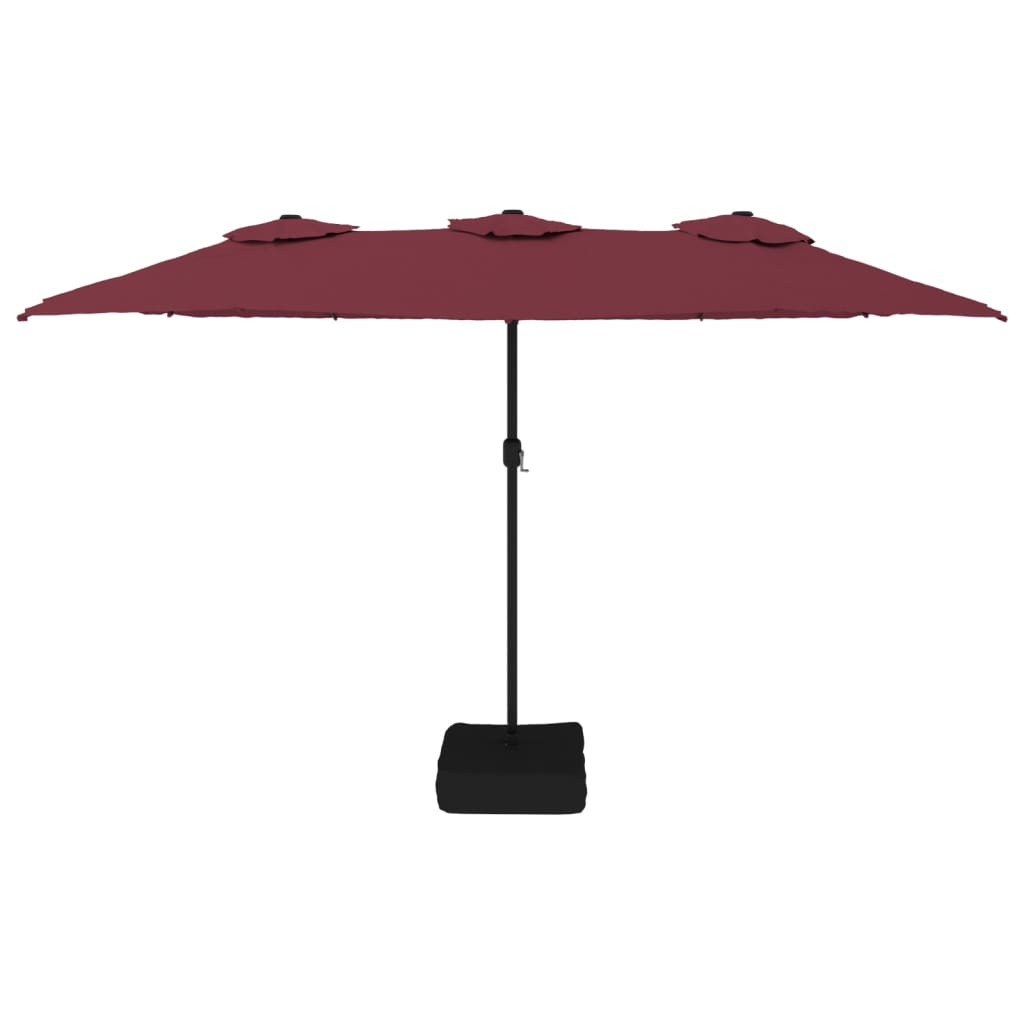 Garden Parasol | Bordeaux red, dark grey