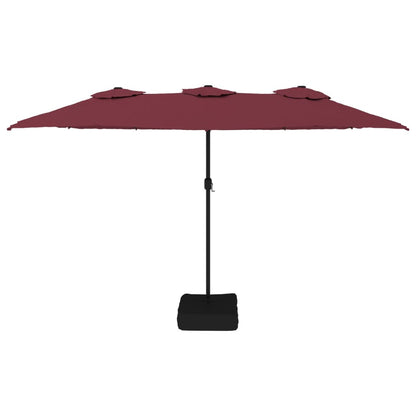 Garden Parasol | Bordeaux red, dark grey