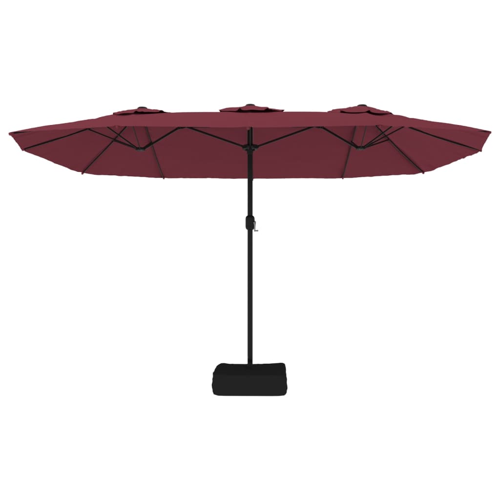 Garden Parasol | Bordeaux red, dark grey
