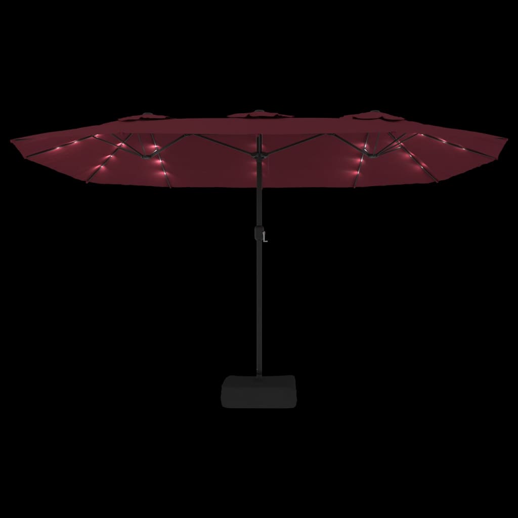 Garden Parasol | Bordeaux red, dark grey