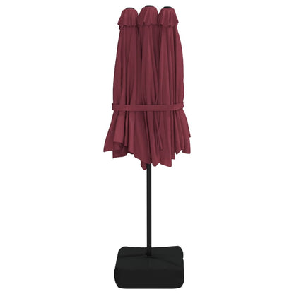 Garden Parasol | Bordeaux red, dark grey