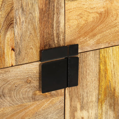 Highboard 80x30x95 cm Solid Rough Wood Mango