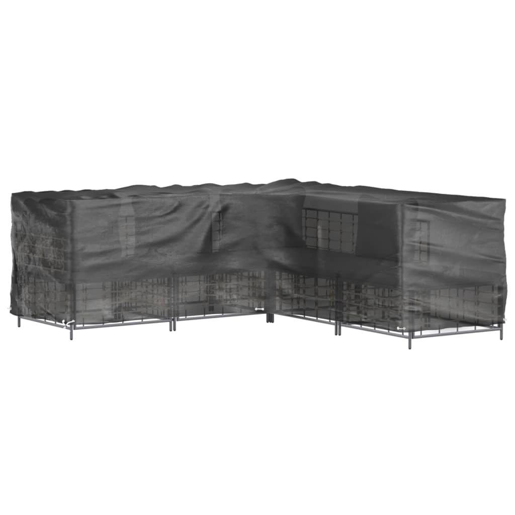 L-Shaped Garden Furniture Cover 16 Eyelets 285x285x70 cm