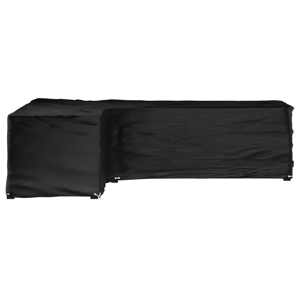 L-Shaped Garden Furniture Cover 16 Eyelets 210x260x80 cm
